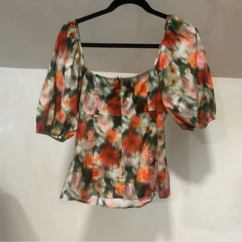 J.Crew Squareneck top in Liberty Hazy Days floral